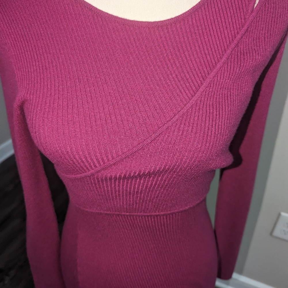 AND NOW THIS Long Sleeve Knit Dress/Size (S)
